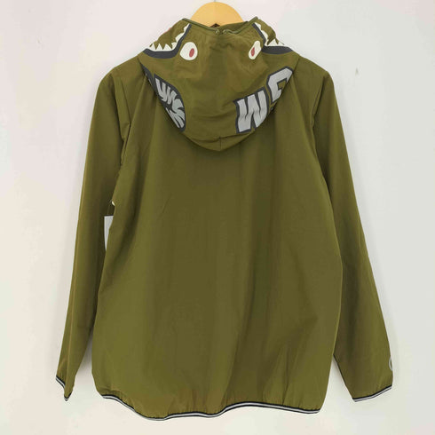 アベイシングエイプ A BATHING APE Shark Mountain Parka リフレクター シャークマウンテンパーカー ダブルジップ レディース JPN:S